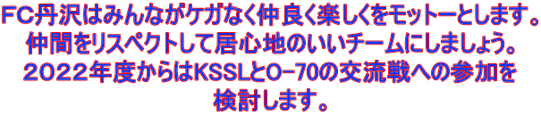 �e�b�O��݂͂�Ȃ��P�K�Ȃ����ǂ��y���������b�g�[�Ƃ��܂��B ���Ԃ����X�y�N�g���ċ��S�n�̂����`�[���ɂ��܂��傤�B �Q�O�Q�Q�N�x�����KSSL��O-70�̌𗬐�ւ̎Q���� �������܂��B