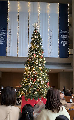 オペラパレスのツリー