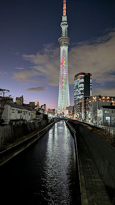 逆さスカイツリー