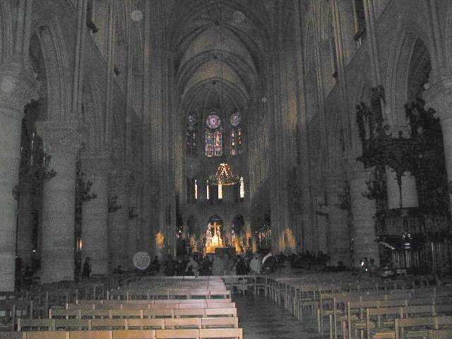 ノートルダム寺院の祭壇