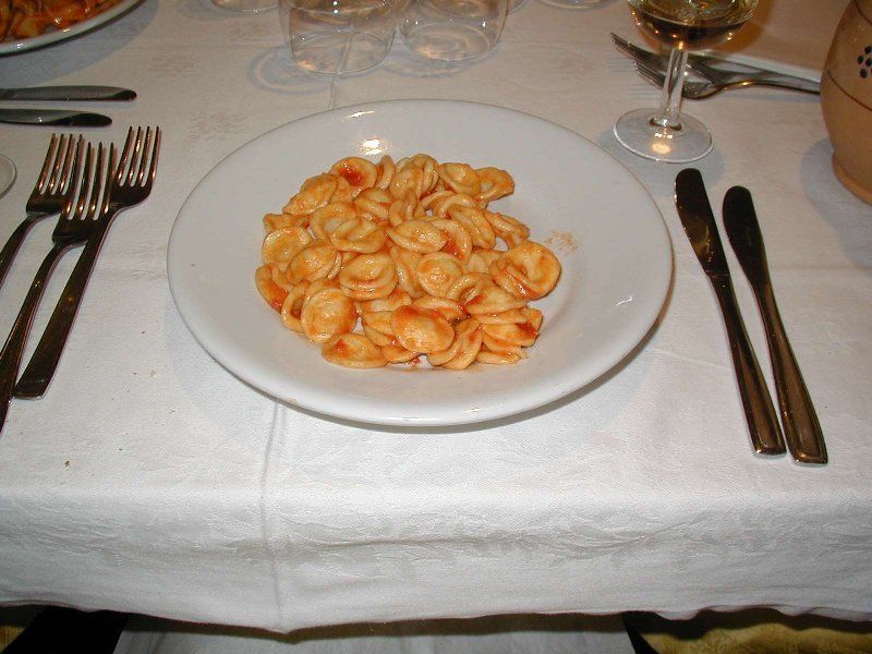 お昼のパスタ